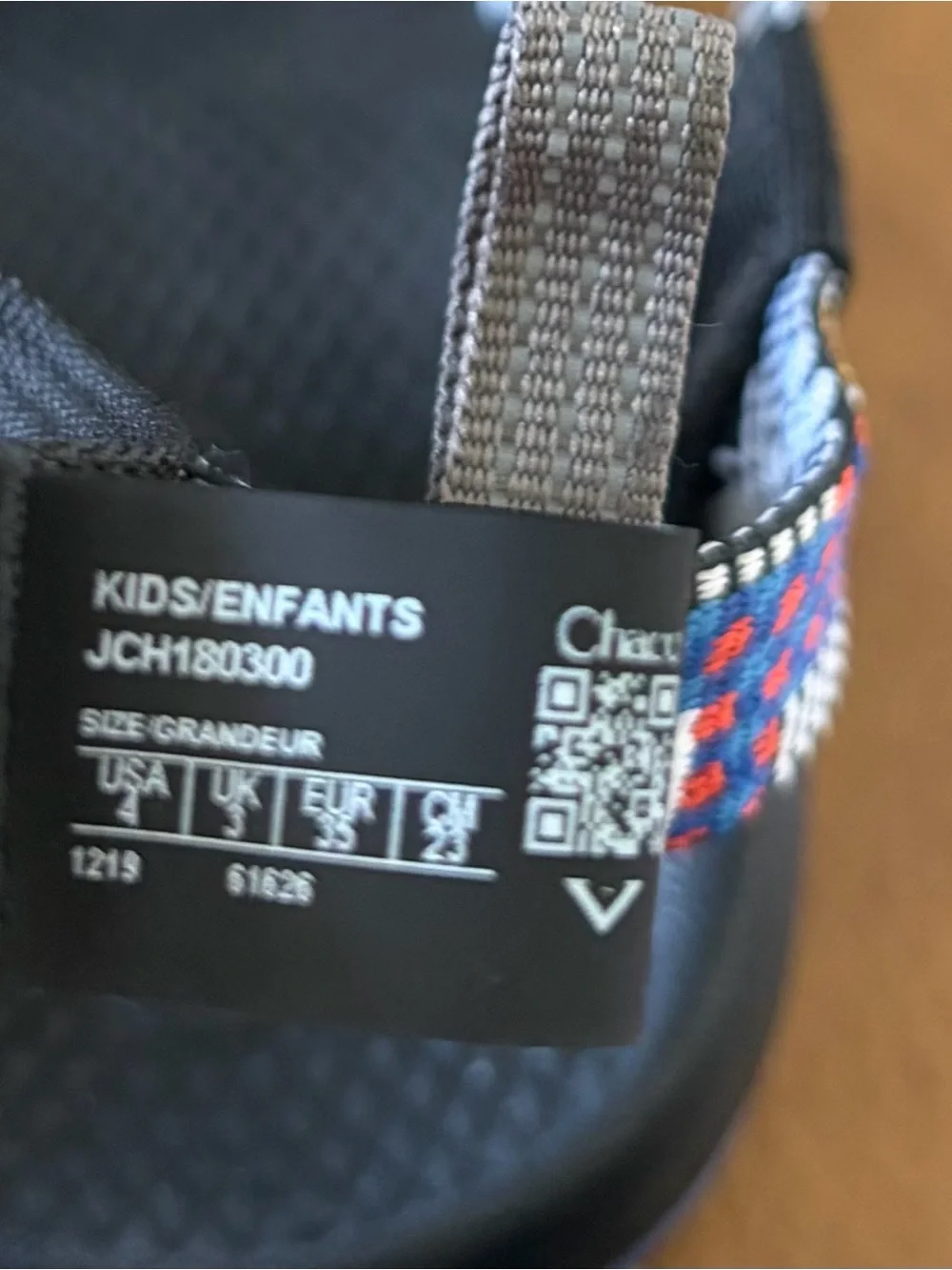 Chaco Kids ZX/1 EcoTread Sandals Size 4 Outdoor Hiking Adventure Sandals